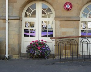 gallery - library floral display